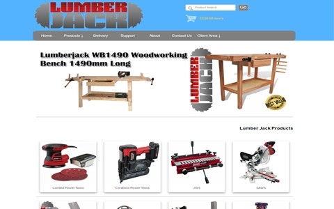 Lumber Jack Tools Direct by Southport Web Design